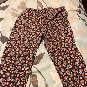 Sugar skull leggings. One size.